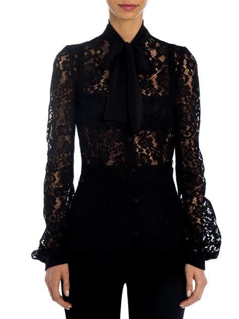 dolce gabbana blouse heren|dolce and gabbana lace top.